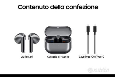 Samsung Galaxy Buds 3 – NUOVE, mai usate 🎧