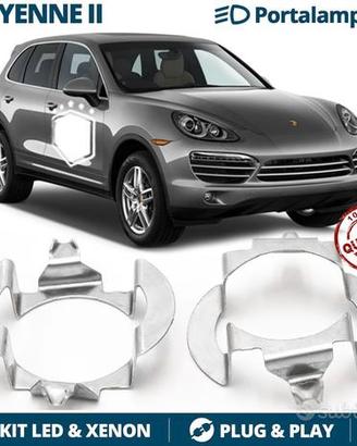 ADATTATORI montaggio KIT LED H7 PORSCHE CAYENNE 2