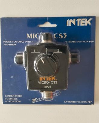 Intek commutatore antenna CB VHF UHF Micro CS3