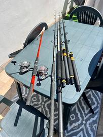 Attrezzatura pesca traina drifting vertical