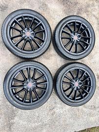 4 cerchi in lega 16 Ligier JS50 Sport con gomme