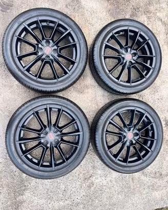 4 cerchi in lega 16 Ligier JS50 Sport con gomme