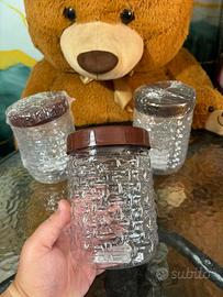 Set da 3 barattoli in plastica rigida DGBAVARIA