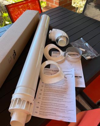 Kit scarico fumi coassiale per caldaia Riello