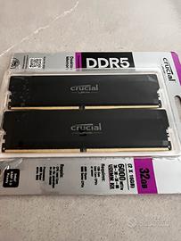 Crucial RAM DDR5 32Gb (2x16) CL36-CP2K16G60C36U5B