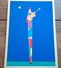 Quadro serigrafia di Fiume Arlecchino