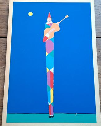 Quadro serigrafia di Fiume Arlecchino