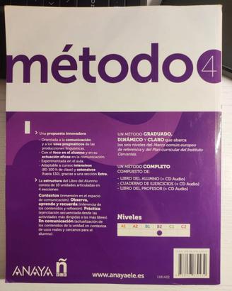 METODO 4 DE ESPANOL - LIBRO DEL ALUMNO