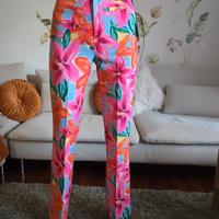 Pantalone fiorato