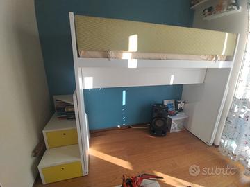 Letto a castello NIDI, con protezione