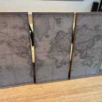 Quadro mappamondo