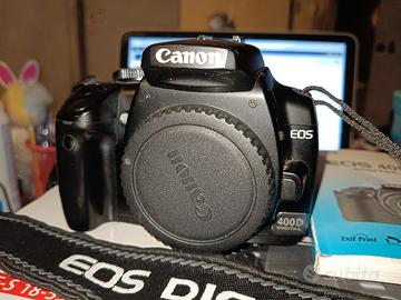 Canon EOS 400d con scatola e due batterie