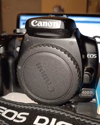 Canon EOS 400d con scatola e due batterie
