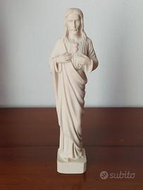 Gesú Cristo vintage, in pietra naturale, cuore