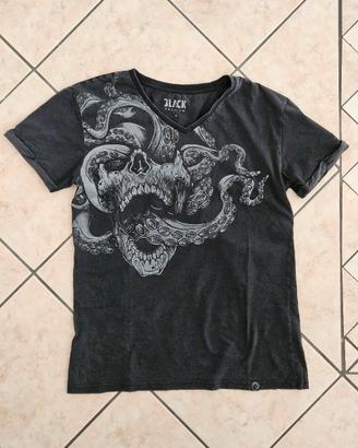 BLACK Premium T-shirt Teschi Tentacoli S