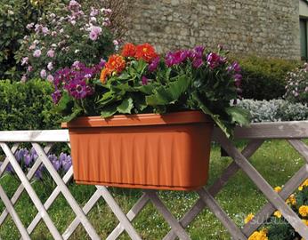 Fioriere Portavaso in terracotta 10 pezzi nuovi