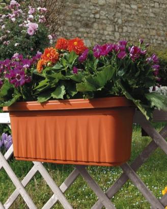 Fioriere Portavaso in terracotta 10 pezzi nuovi