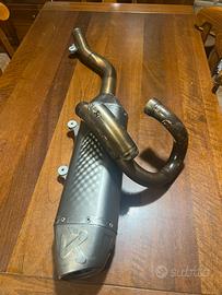 Scarico completo Akrapovic ktm exc 2023