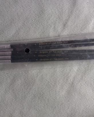 Set pennelli in legno  pluriuso  punta piatta