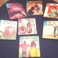 7 libricini AMZ 1967 cucina, vini, ricami, caccia