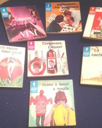6 libricini AMZ 1967 cucina, vini, ricami, caccia