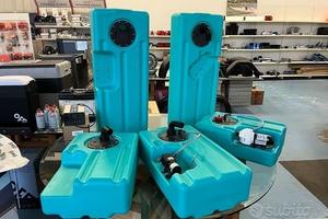 Serbatoi omologati 39, 45, 52, 65 lt con pompa