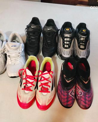 Scarpe calcio e ginnastica 