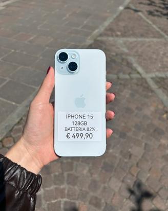 Iphone 15 128 gb 499,99€