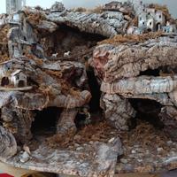 Presepe artigianale in sughero - StileTradizionale