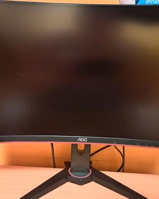 Monitor aoc 144hz curvo 24 pollici