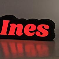 Luce personalizzata con il tuo nome