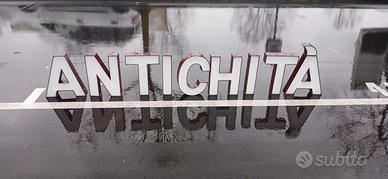 SCRITTA. INSEGNA  ILLUMINABILE COMPLETA 