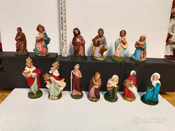 Pastori presepe cartapesta 15 euro al pezzo 