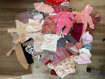 Abbigliamento autunno/inverno 3-6 mesi bimba