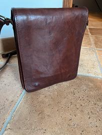 Borsa a tracolla uomo in vero cuoio NUOVO!