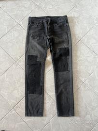 Jeans uomo Meltin Pot grigi patchwork