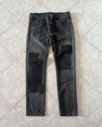 Jeans uomo Meltin Pot grigi patchwork