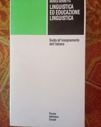 "Linguistica ed educazione linguistica"