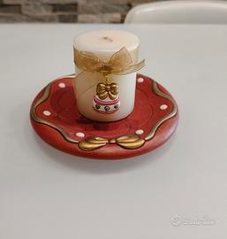 porta candela con candela thun