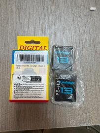 2 Batt. Compatibili GoPro Hero 13 + 2 OMAGGIO