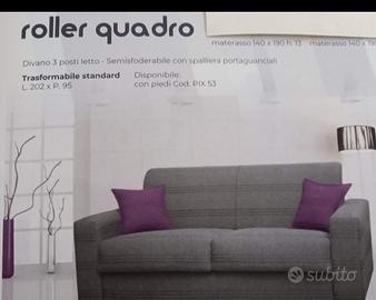 Divano letto trasformabile. Fatto in Italia!!