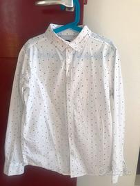 Camicia bianca  elegante in cotone