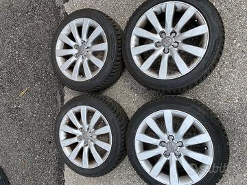 Gomme invernali + cerchi originali audi