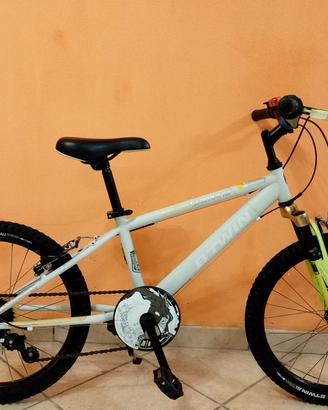 Bici 20" b-twin ammortizzata con cambio 