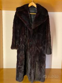 Pelliccia Visone Donna Lunga 110 cm Tg 46
