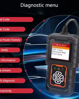 Dispositivo OBD Diagnostica AUTO CY3001 LCD color