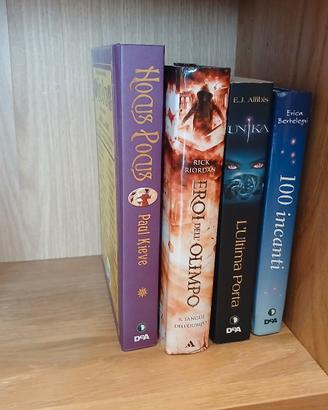 Lotto 4 Libri Fantasy Riordan Hocus Pocus Unika