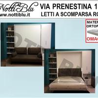 Letto a Scomparsa sofà 2p Materasso Omaggio