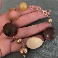 Bracciale argento e pietre