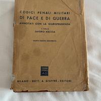 Libro "Codici Penali Militari di pace e di guerra"